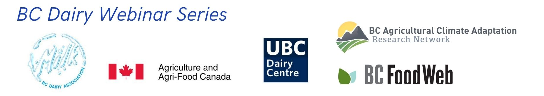 Adaptation strategies – dairy webinar series